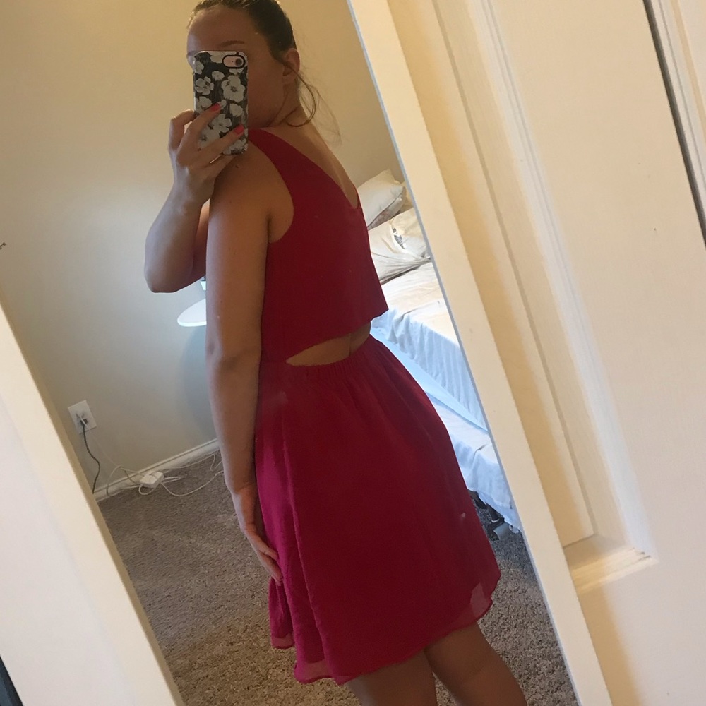 Magenta dress